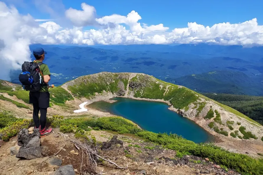 御嶽山登山-雷鳥と星空と雲海と