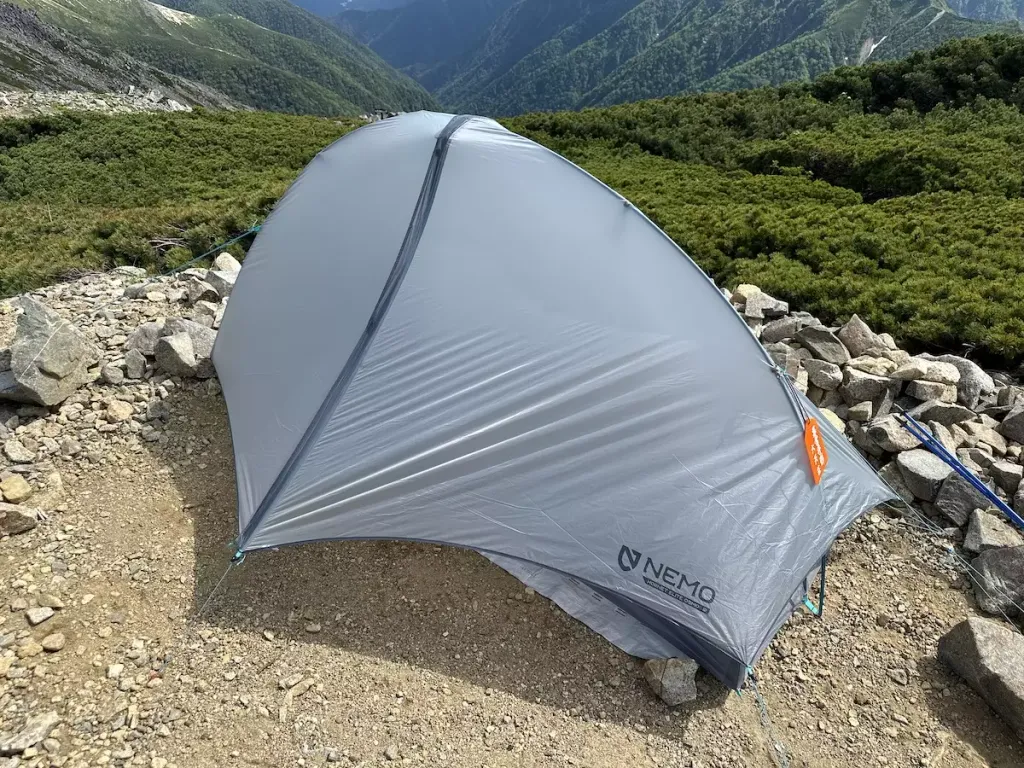 NEMOホーネットエリートオズモ1Pをレビュー-ダブルウォールで657g！驚くような軽さで登山装備の軽量化が行える山岳テント