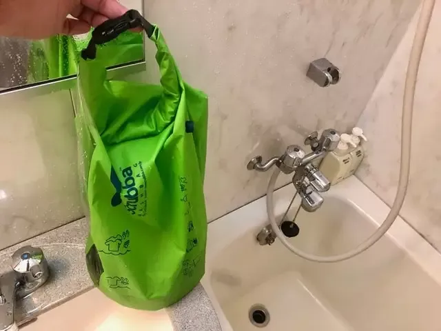【レビュー】スクラバウォッシュバッグ-登山で便利な携帯洗濯機