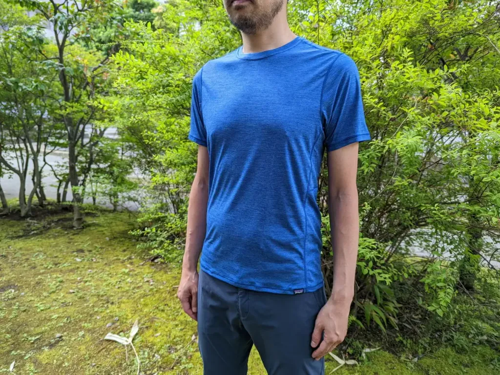 信越五岳トレイルラン2022　パタゴニア キャプリーンクールトレイル Mサイズ patagonia パタゴニア ／ メンズ・キャプリーン・クール