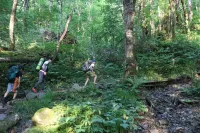 蝶ヶ岳の登山ルート、テント泊の縦走の体験レポート