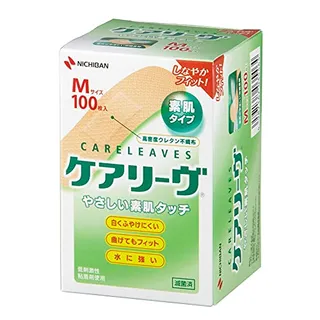 ニチバン 救急絆創膏 ケアリーヴ Mサイズ 21mm×70mm CL100M
