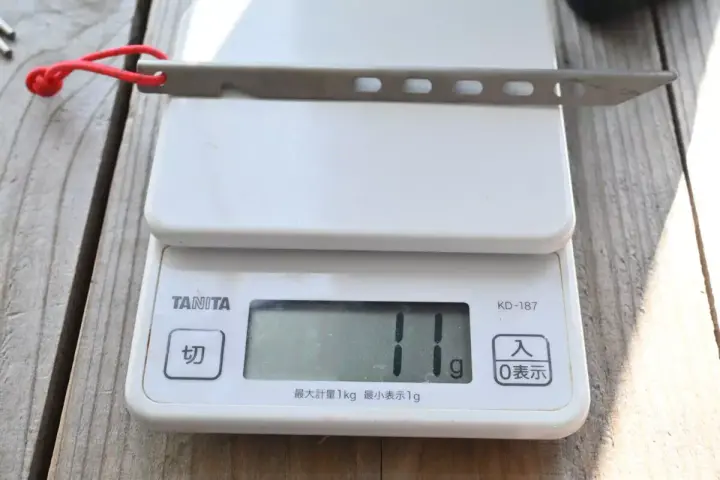 V字ペグ-バーゴ チタニウムアッセント