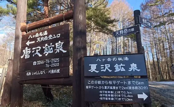 桜平登山口