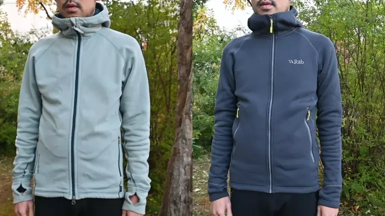 ポーラテックパワーストレッチプロの人気フリース2種類を徹底比較-HoudiniパワーフーディvsRabパワーストレッチプロジャケット｜フリース・ミドルレイヤー｜登山ウェア｜山のモノ｜登山・トレラン・山スキーマガジン「山旅旅」