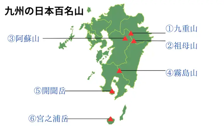 九州日本百名山全6座