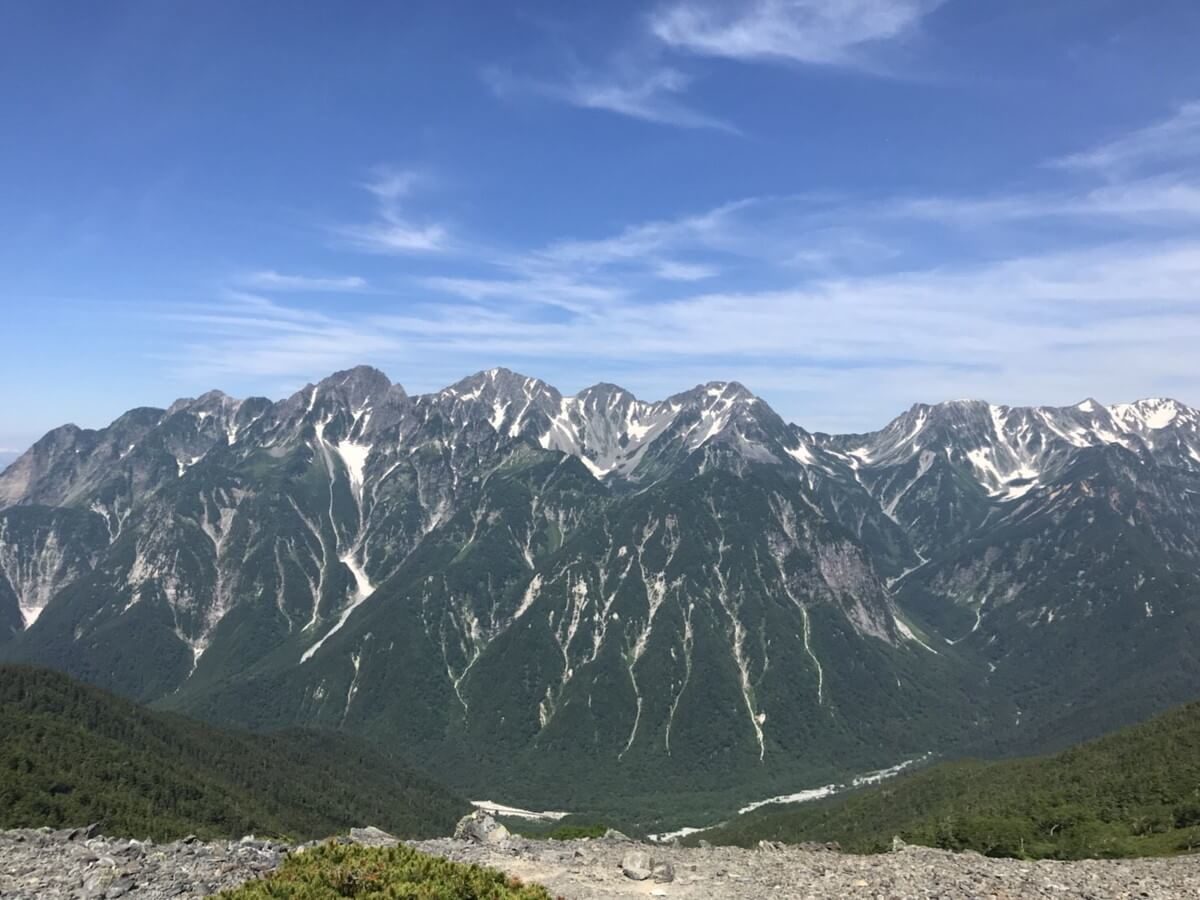 穂高連峰(奥穂高岳3190m)