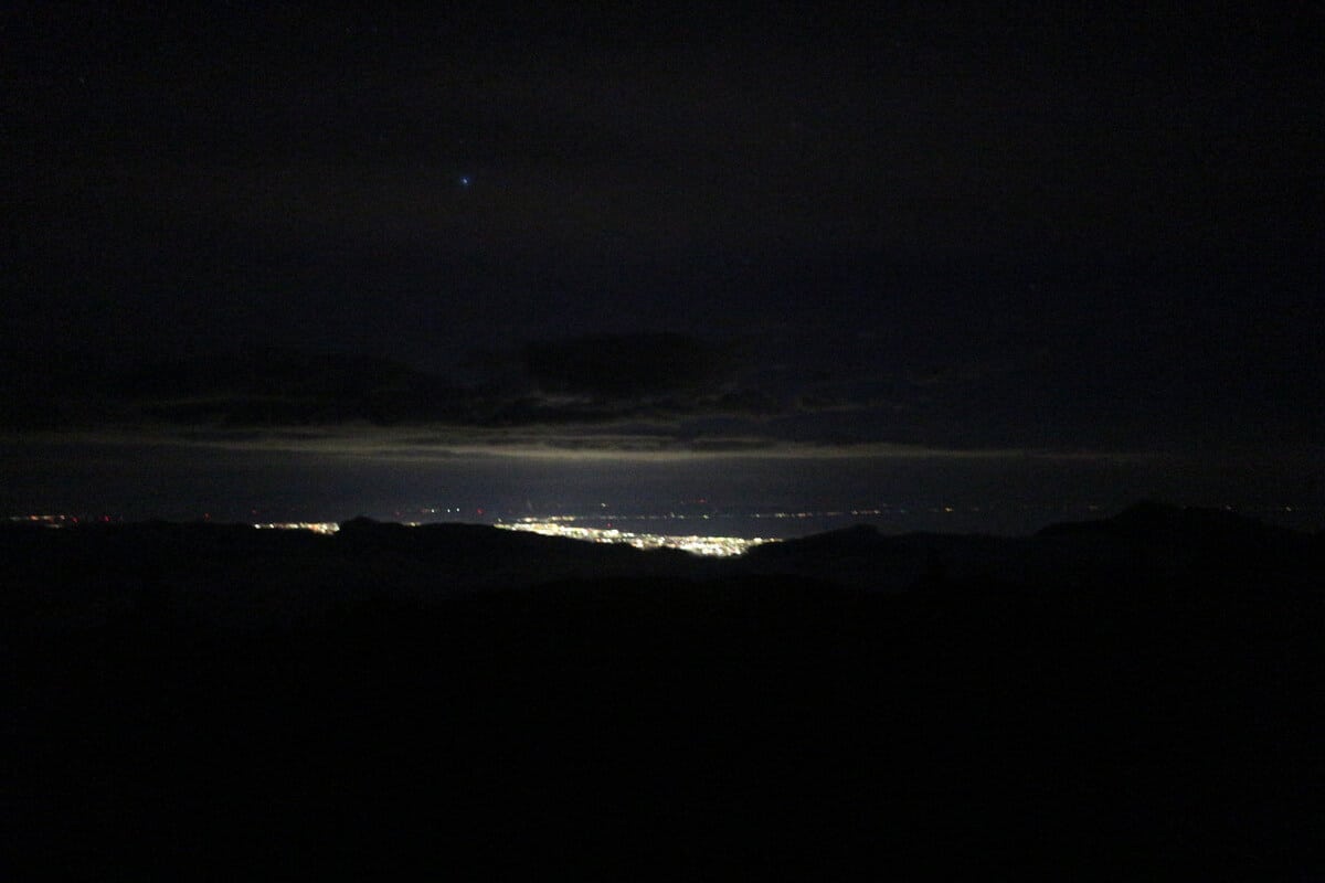 富山市の夜景