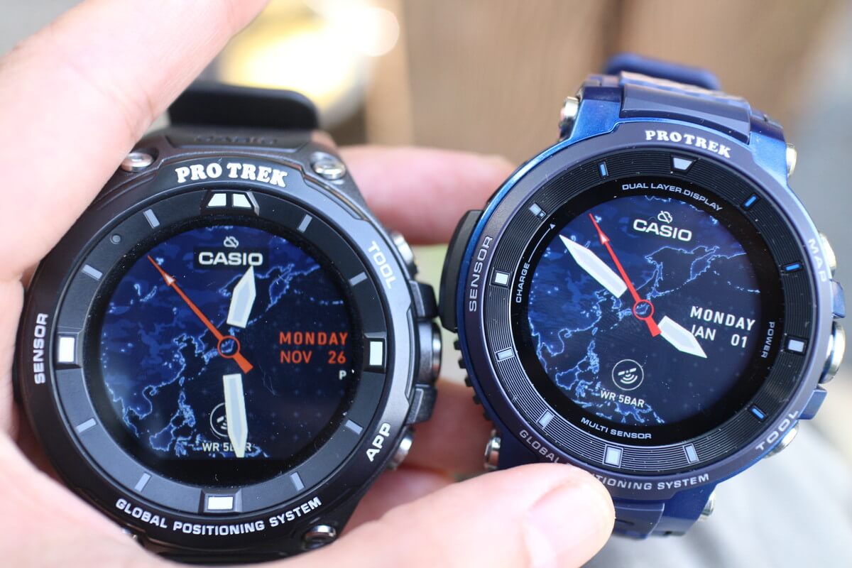 カシオ プロトレックスマート ＷＳＤ－Ｆ３０－ＢＵ - 腕時計(デジタル)