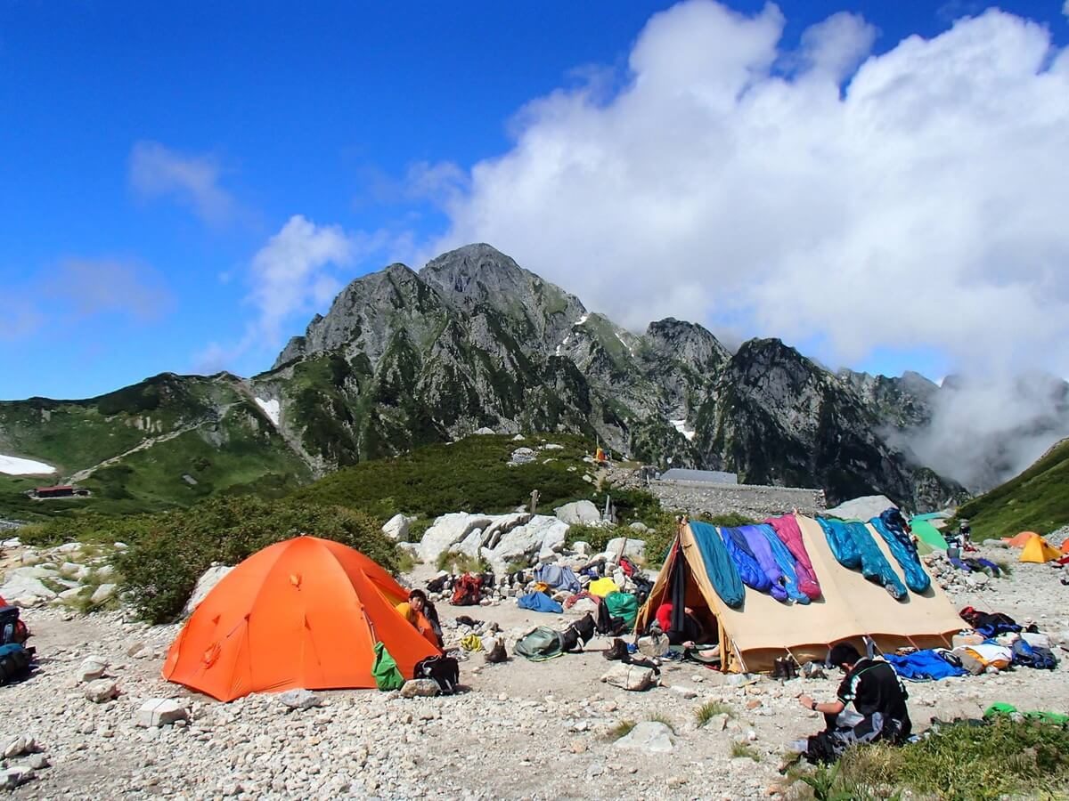 農大山岳部のテント