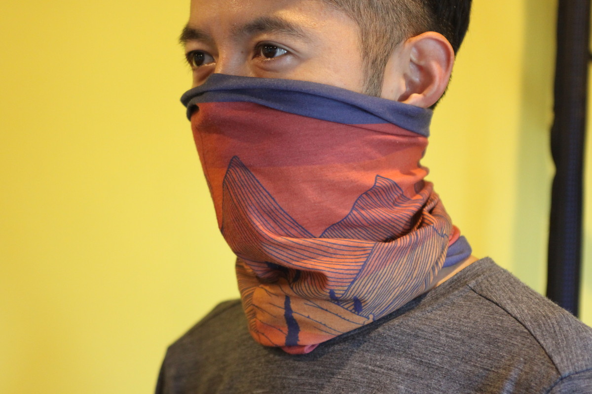 【レビュー】薄手の多機能バンダナ-登山用マスクに最適