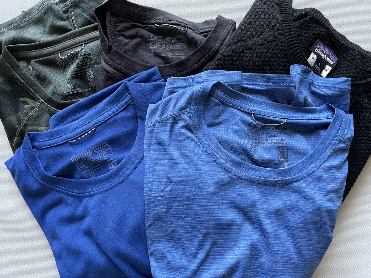 パタゴニアのテクニカルTシャツ5選-登山シーンを選んで活用
