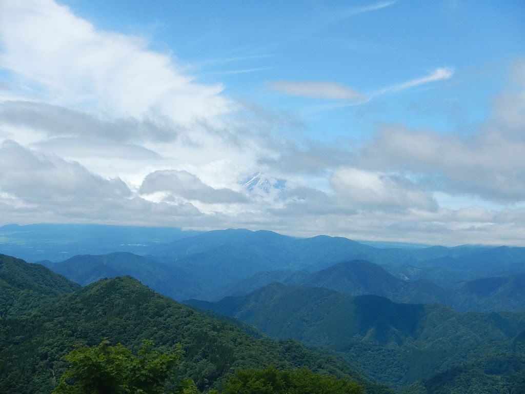丹沢　鍋割山　山頂からの眺望