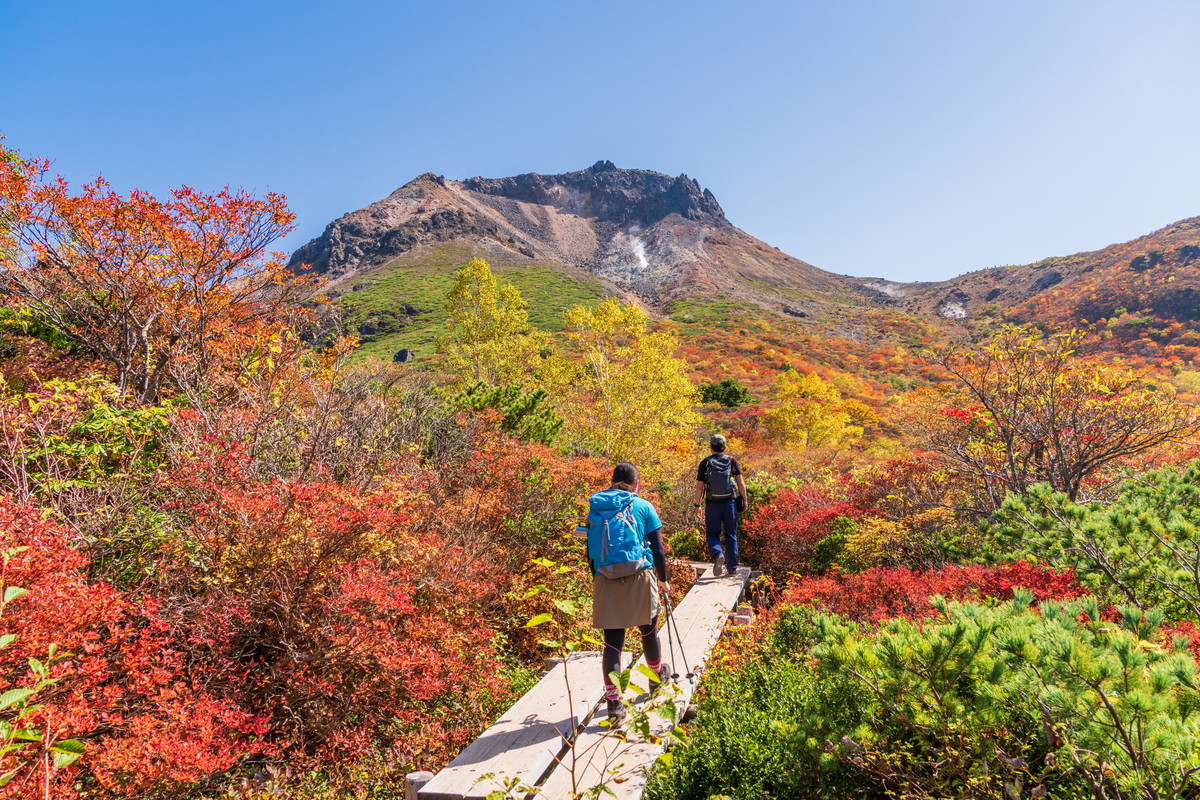 初心者にも大いに楽しめる-那須岳の紅葉登山